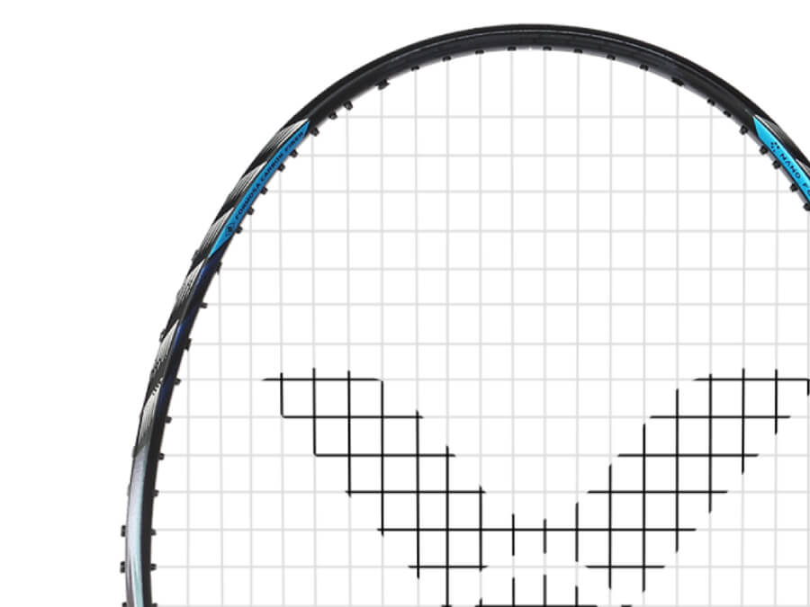 Victor AuraSpeed Hypersonic Plus (ARS-HS-PLUS) Dull Black Badminton Racket 4U - Bonbonbadminton