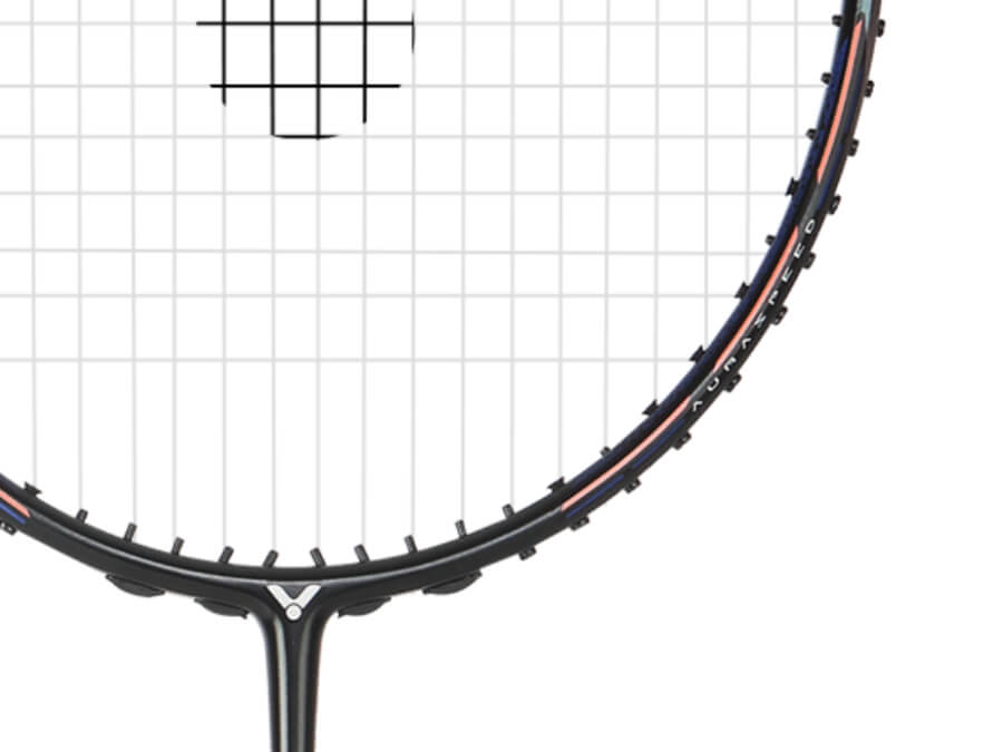 Victor AuraSpeed Hypersonic Plus (ARS-HS-PLUS) Dull Black Badminton Racket 4U - Bonbonbadminton