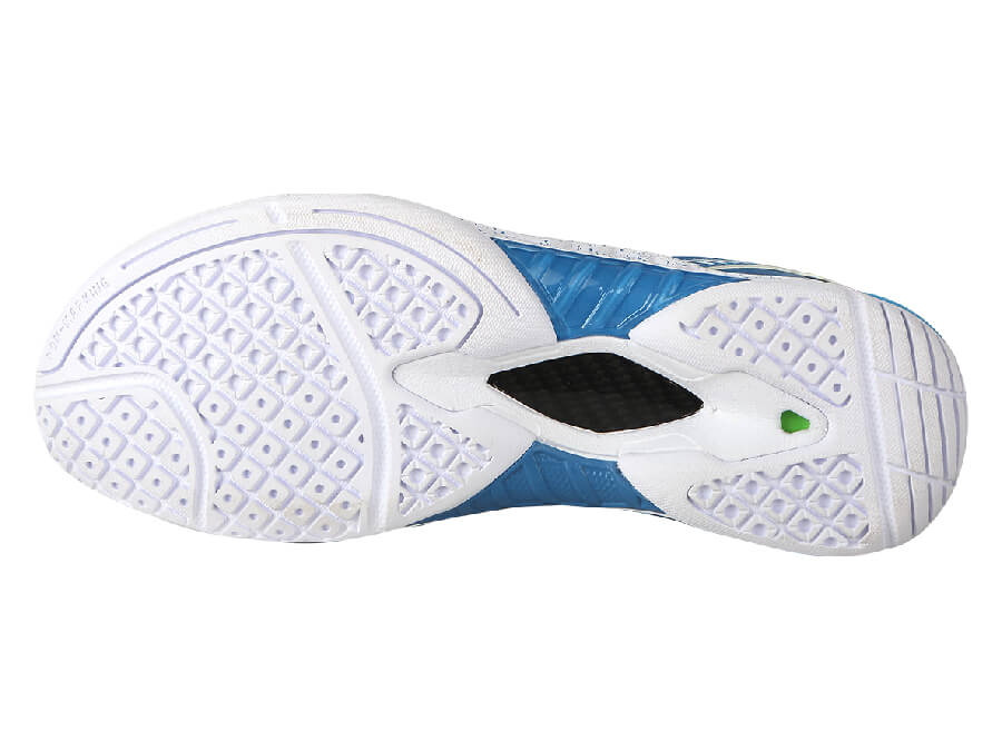 Victor S82III-AF White and Blue Court Badminton Shoe - Bonbonbadminton