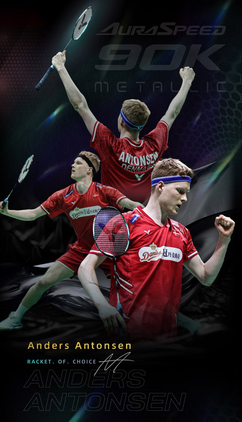 Victor AuraSpeed 90K Metallic 2024 Badminton Racket (ARS 90K METALLIC) - Bonbonbadminton