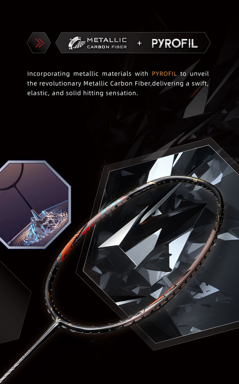 Victor Thruster K Falcon Ultra Black Badminton Racquet(TK-FALCON-ULTRA-C) 4U - Bonbonbadminton