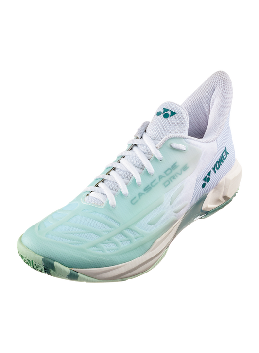 Yonex POWER CUSHION CASCADE DRIVE White/Green Badminton Shoes - Bonbonbadminton