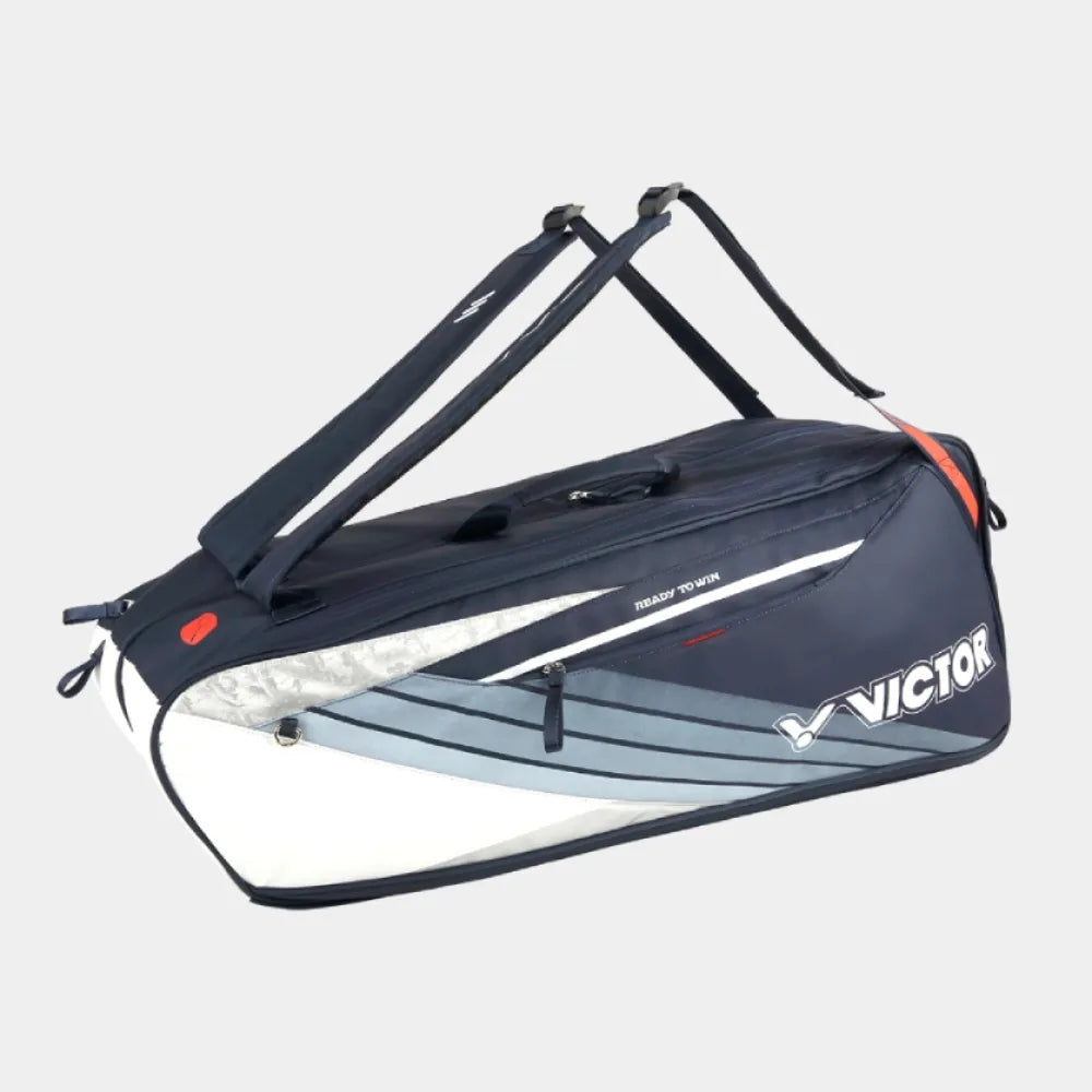 Victor Badminton Racket Bag (BR5260-BA) Medieval Blue / Bright White - Bonbonbadminton