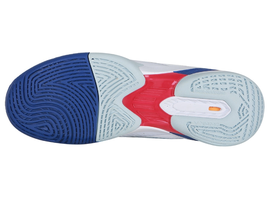 Victor A970TD-AB Badminton COURT SHOE MEN'S SIZE (White/Blue) - Bonbonbadminton