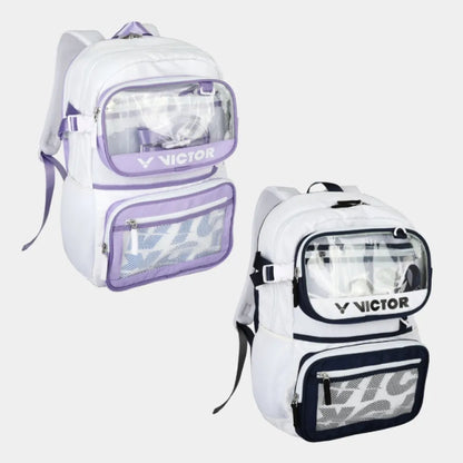 Victor Badminton Backpack (BR5061-AB) White / Medieval Blue - Bonbonbadminton