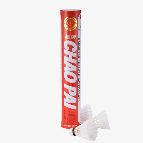 Chao Pai Red Special Plus Shuttlecock Goose Feather - Bonbonbadminton
