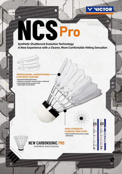 Victor New Carbonsonic Pro (NCS-PRO) Shuttlecock (12 pcs) 2025 - Bonbonbadminton