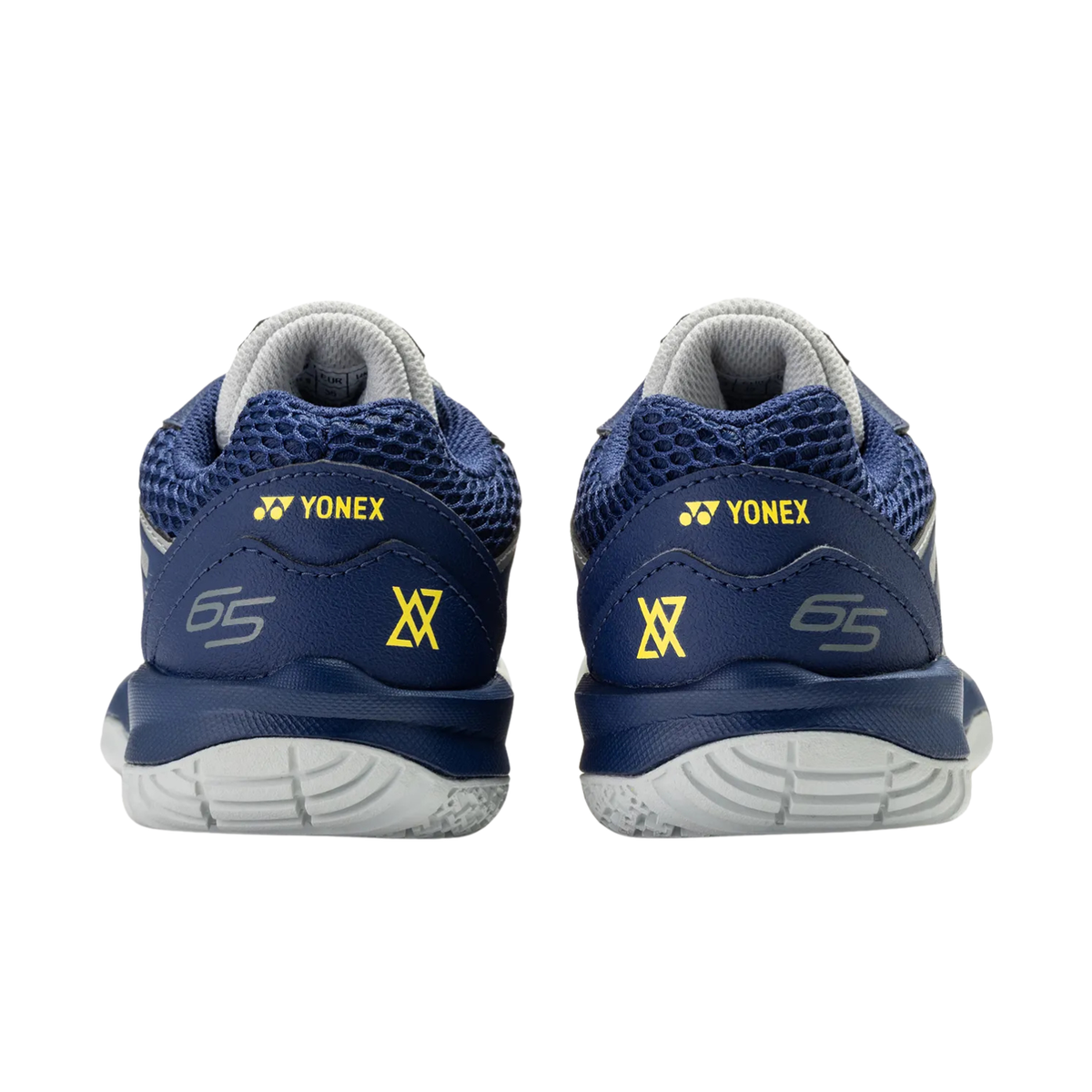 Yonex Junior Power Cushion 65 VA Silver Navy Heel - Bonbonbadminton