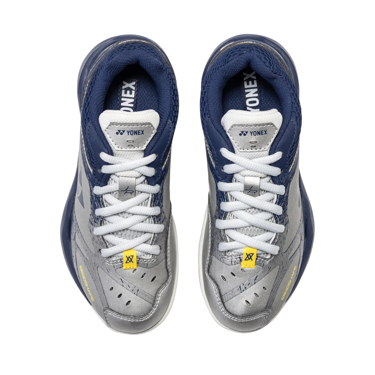 Yonex Junior Power Cushion 65 VA Silver Navy Top - Bonbonbadminton