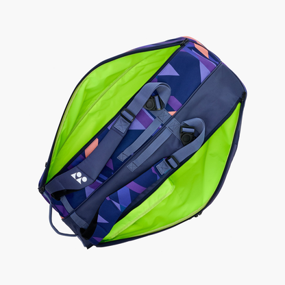 Yonex BAG92426MN Pro 6 Pack Racket Bag (Midnight Navy) Open View - Bonbonbadminton
