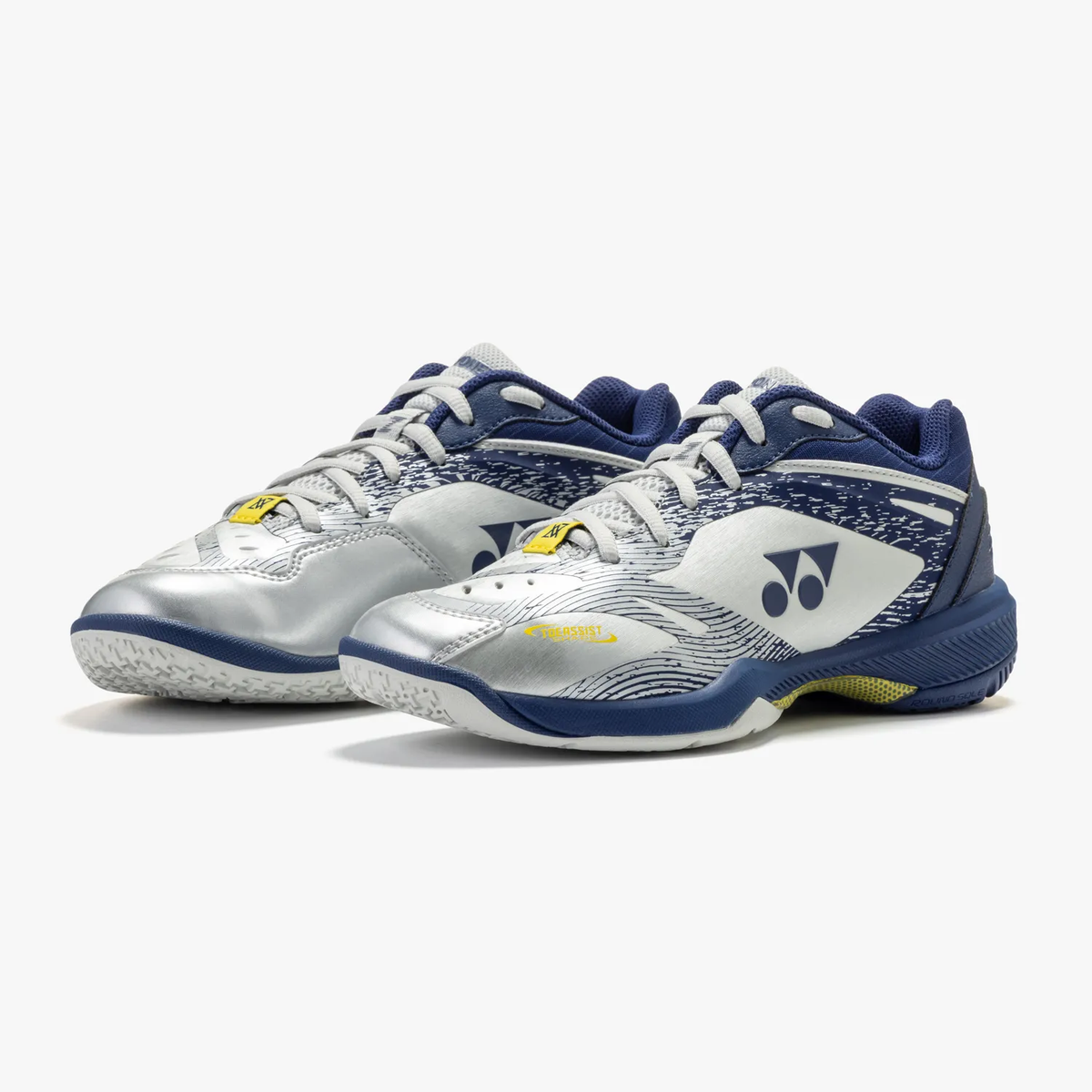 Yonex x Viktor Axelsen Power Cushion 65 Z4 VA Women Shoe Silver Navy - Bonbonbadminton