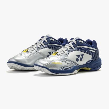 Yonex x Viktor Axelsen Power Cushion 65 Z4 VA Women Shoe Silver Navy - Bonbonbadminton