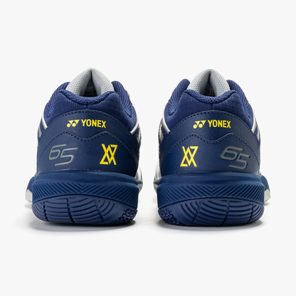 Yonex 65 Z4 VA Silver Navy Back View - Bonbonbadminton