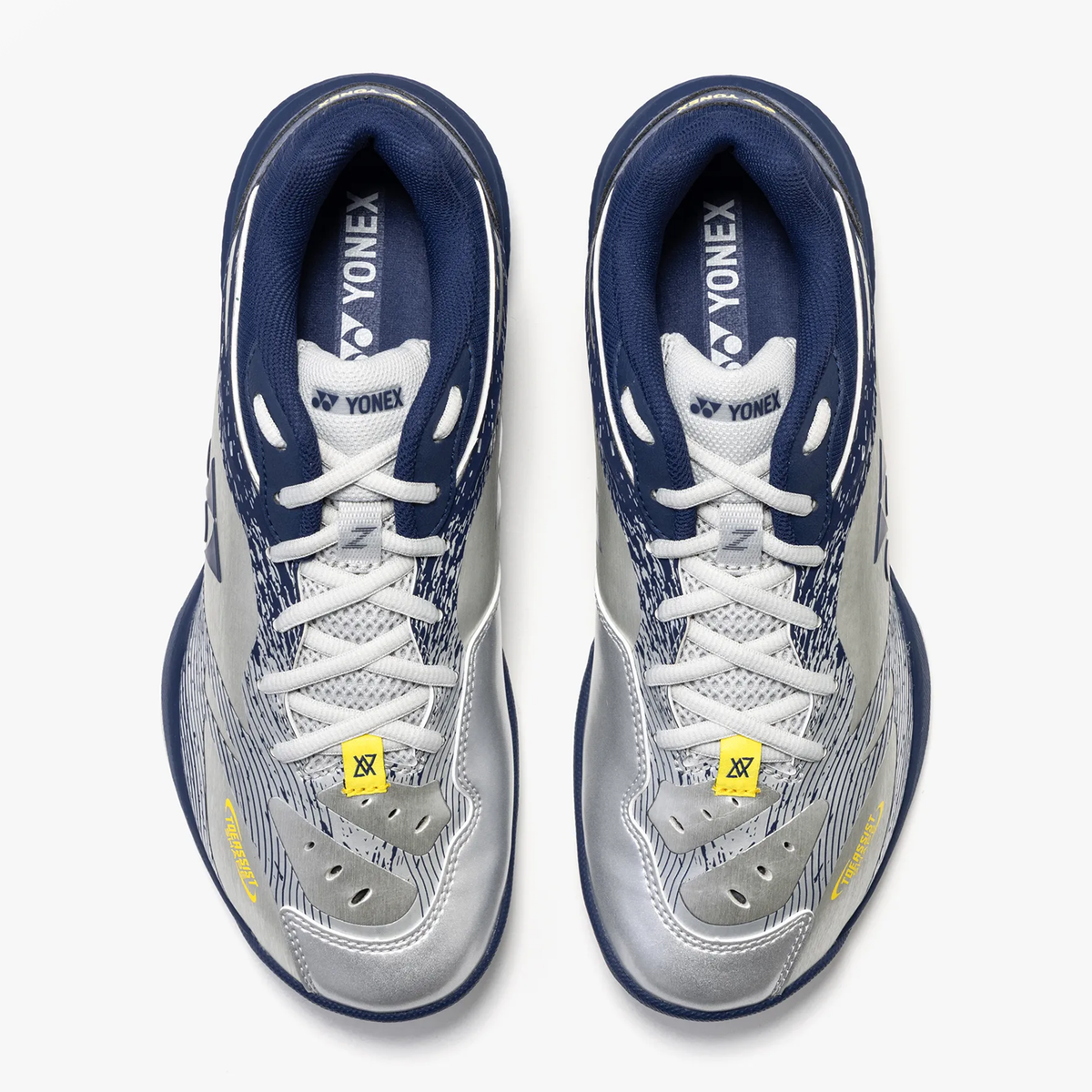 Yonex 65 Z4 VA Silver Navy Upper View - Bonbonbadminton