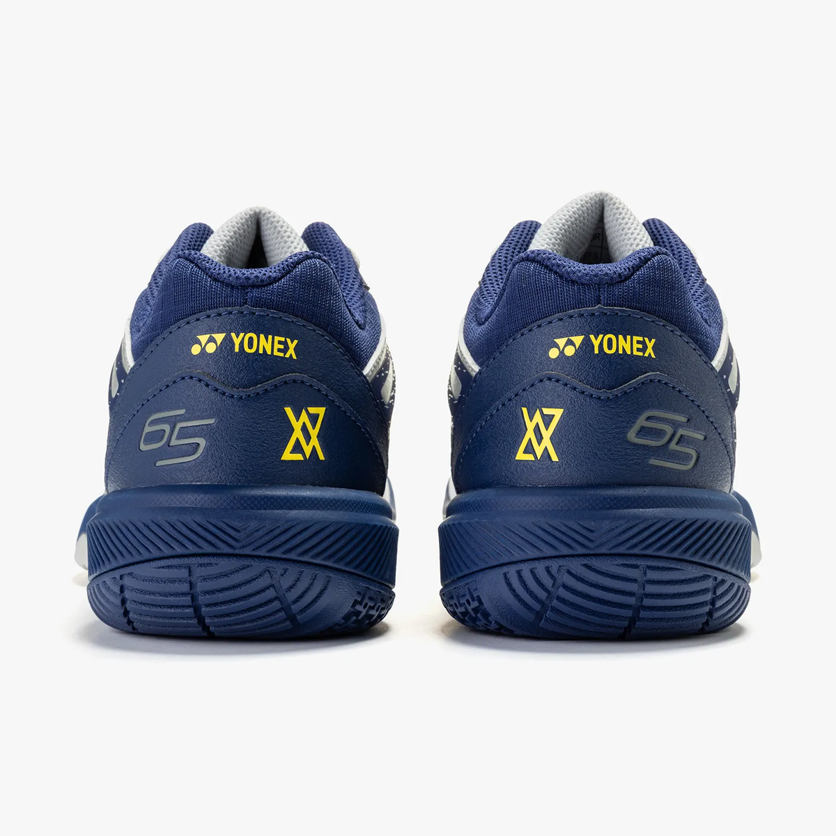Yonex 65 Z4 VA Women Silver Navy Back View - Bonbonbadminton