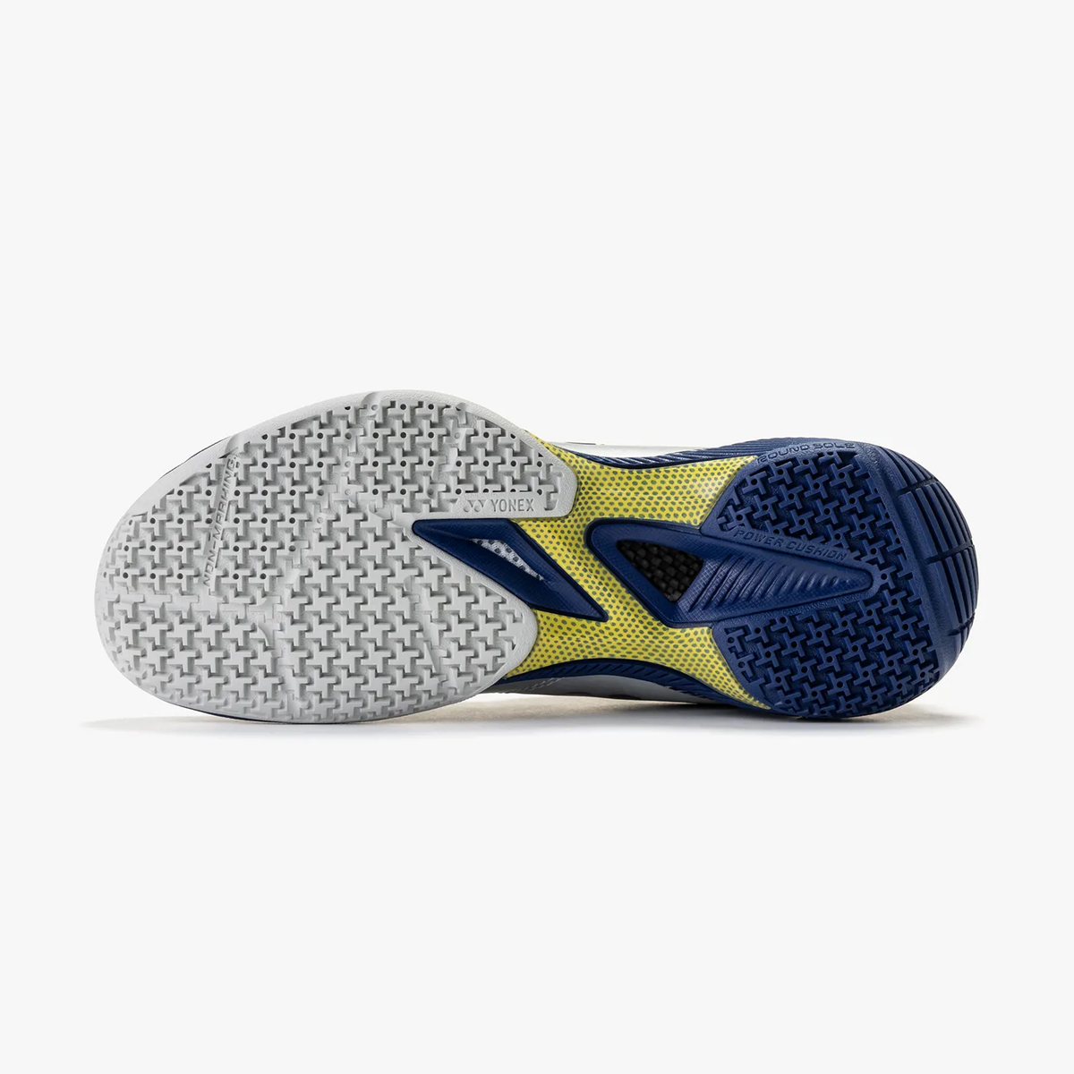 Yonex 65 Z4 VA Women Silver Navy Sole View - Bonbonbadminton