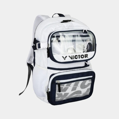 Victor Badminton Backpack (BR5061-AB) White / Medieval Blue - Bonbonbadminton