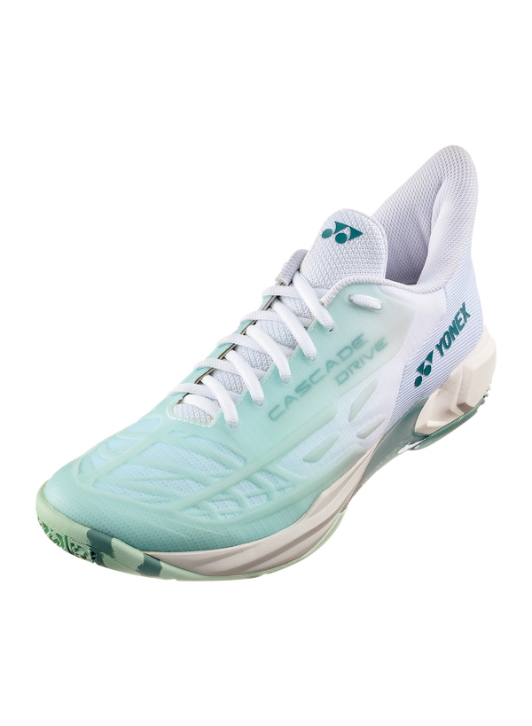 Yonex POWER CUSHION CASCADE DRIVE White/Green Badminton Shoes - Bonbonbadminton
