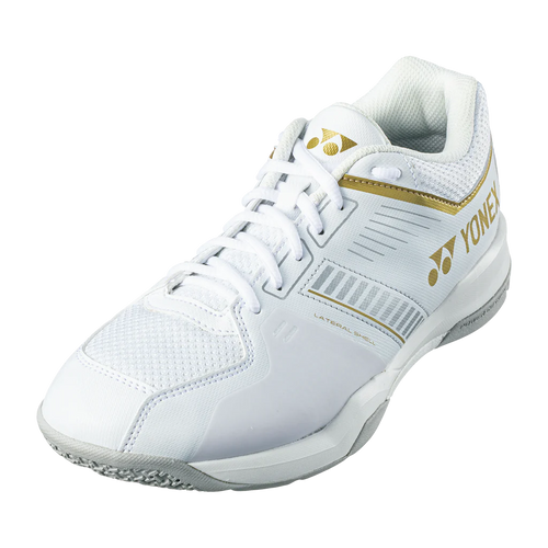 Yonex PC-STRIDER FLOW WIDE White/Gold Badminton Shoes - Bonbonbadminton