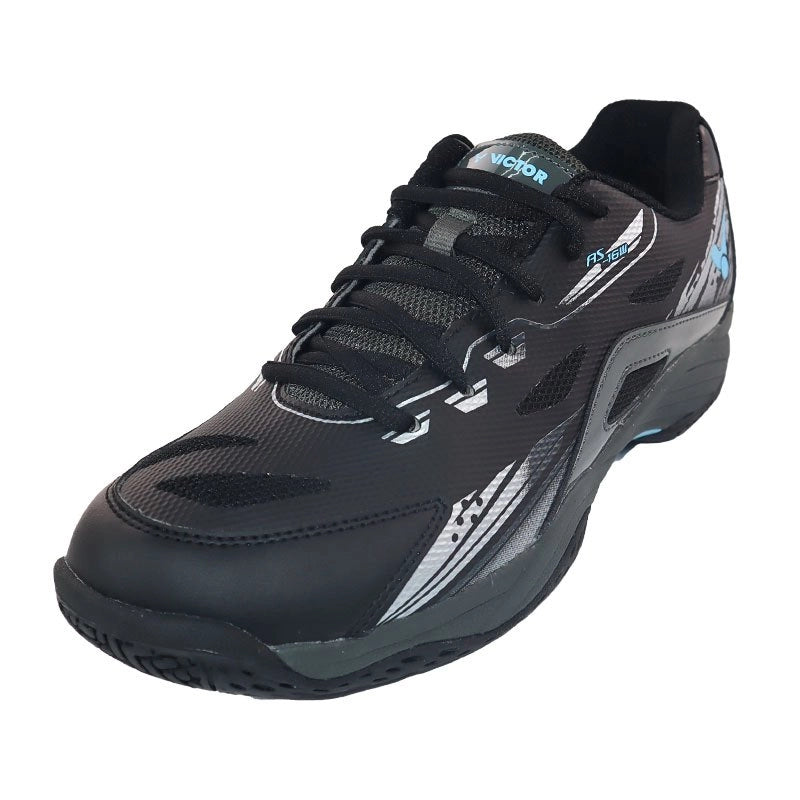 Victor AS-16W-CH Black & Grey Men's Badminton Shoes - Bonbonbadminton